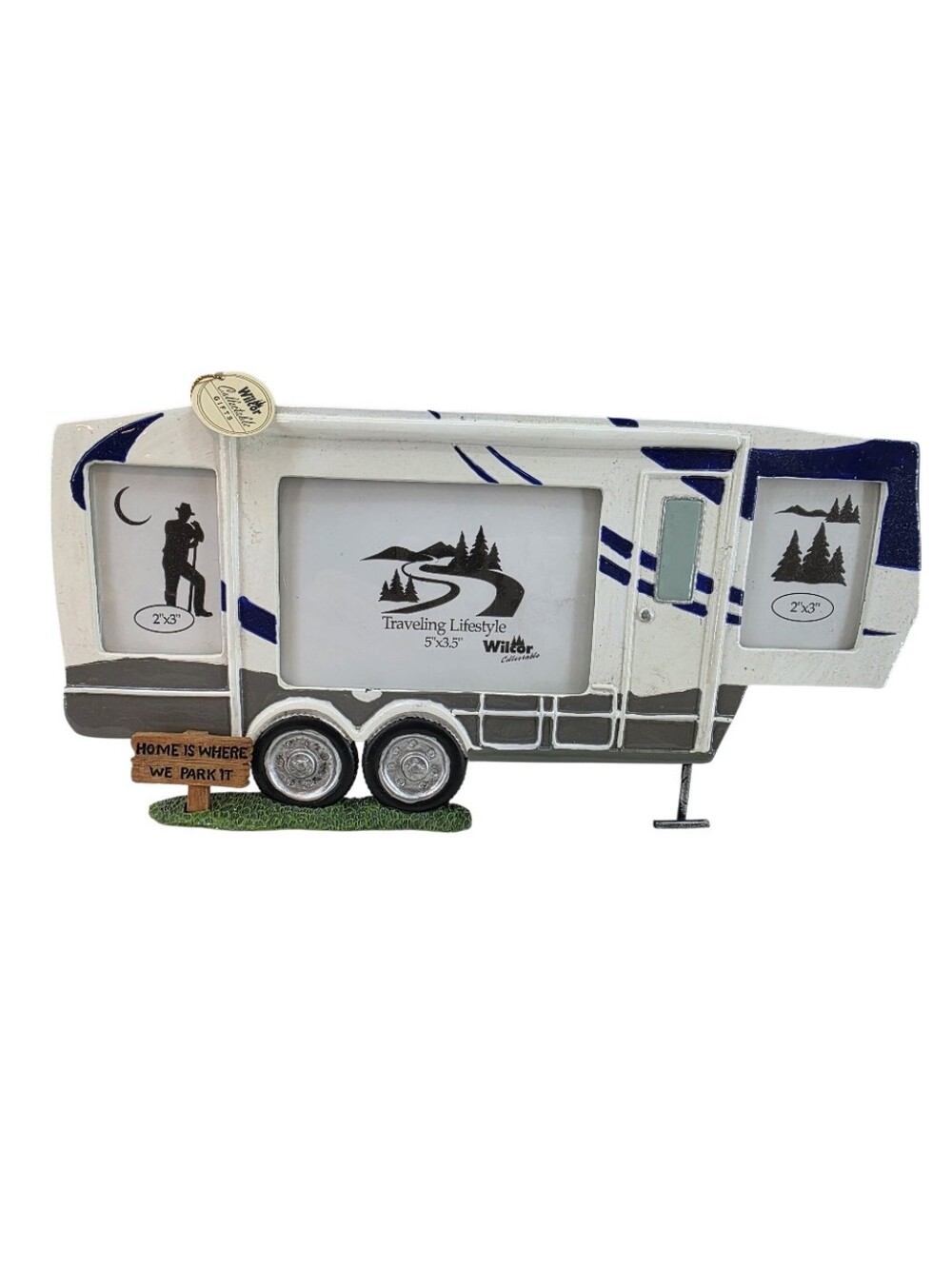 5th Wheel Camper Photo Frame 5" × 3.5" 2" ×3" Home Is Where You Park It Camping